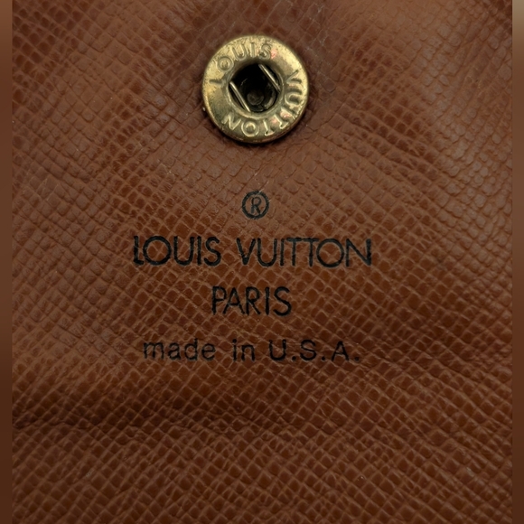 Authentic Louis Vuitton Vintage Monogram Long Wallet – Distressed Patina